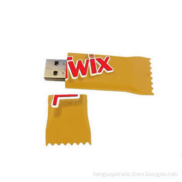 Candy-shaped USB Flash Drive with 1, 2, 4, 8, 16, 32, 64 and 128GB Capacity